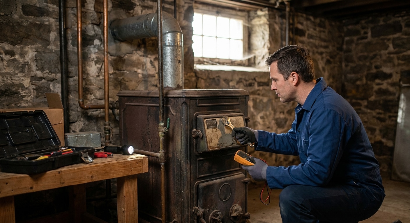 Furnace repair for older homes with outdated systems