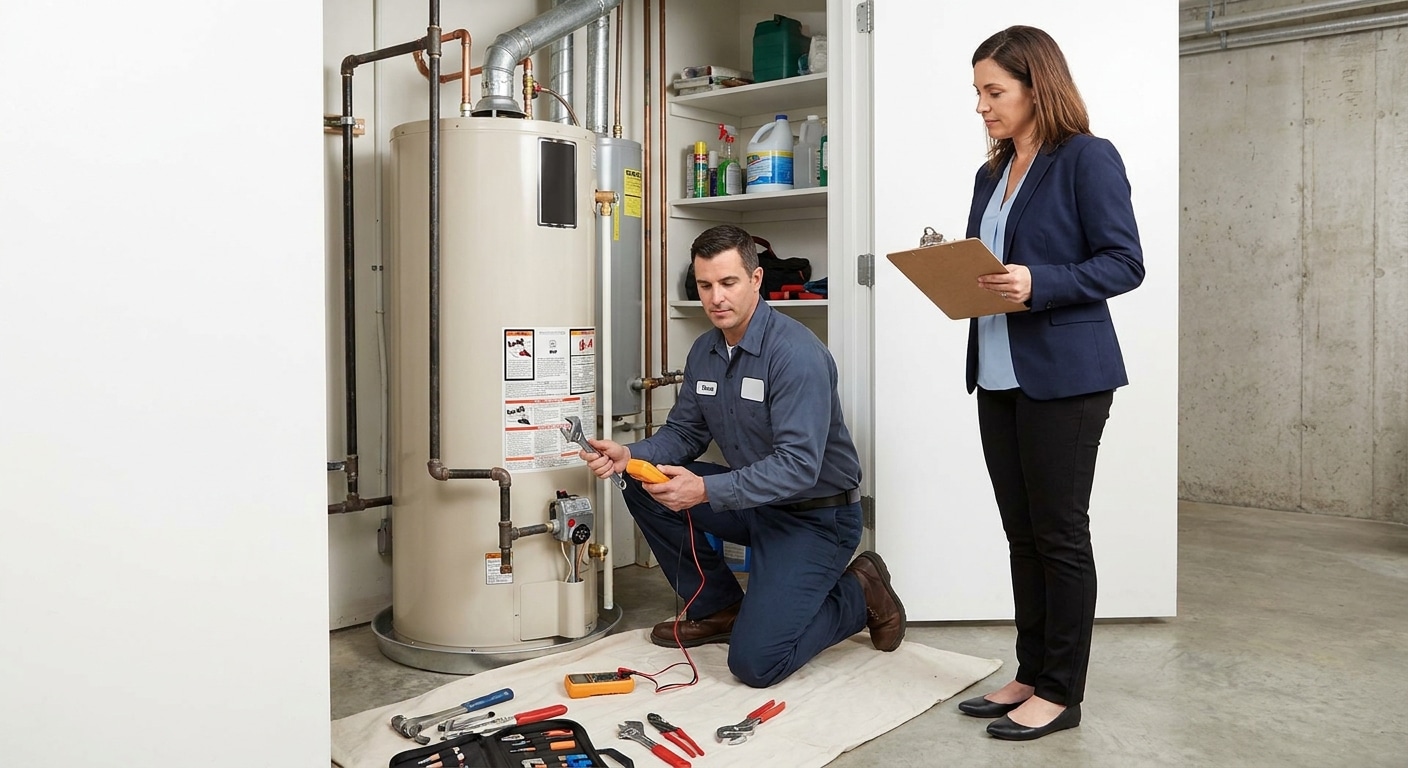 Water heater repair for rental properties